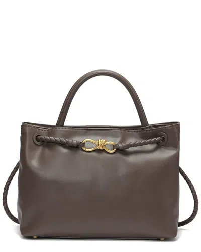 Tiffany & Fred Paris Large Smooth Leather Tote