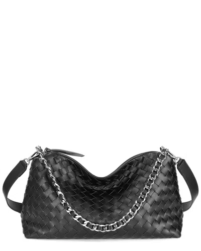Tiffany & Fred Paris Hand-woven Leather Large Tote