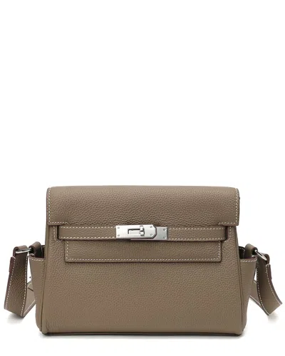 Tiffany & Fred Paris Top-grain Leather Messenger Bag