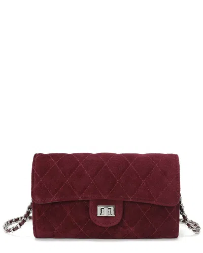 Tiffany & Fred Paris Suede Wallet Clutch