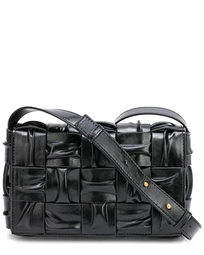 Tiffany & Fred Paris Smooth Leather Barrel Crossbody