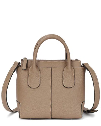 Tiffany & Fred Paris Canvas & Leather Satchel Bag