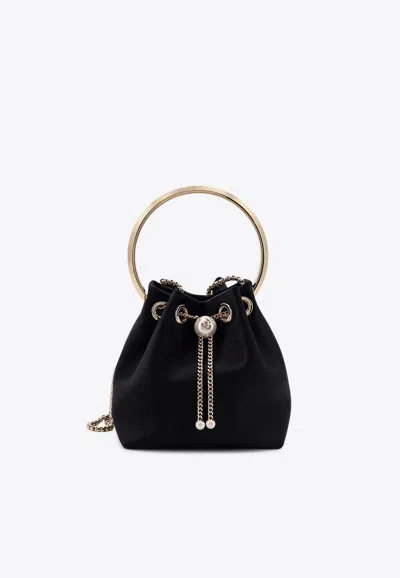 Jimmy Choo Bon Bon Satin Bucket Bag