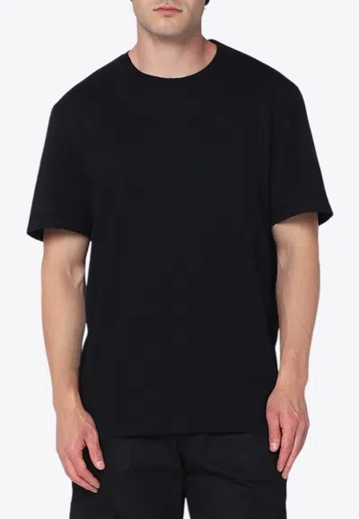 Golden Goose Db Star Logo Crewneck T-shirt In Black
