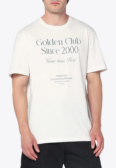 Golden Goose Db Printed Crewneck T-shirt