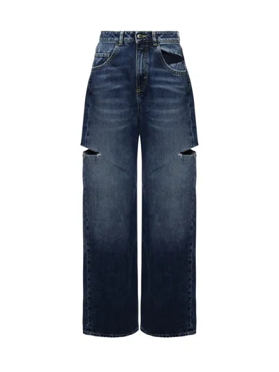 Icon Denim Poppy Jeans Cut-out Details In Blue