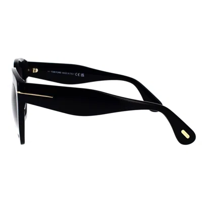 Tom Ford Phoebe Square-frame Sunglasses In Black