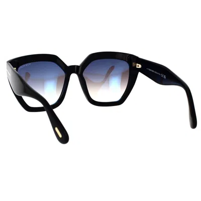 Tom Ford Phoebe Square-frame Sunglasses In Black