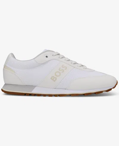 Hugo Boss Boss By  Men's Parkour Running Sneakers In White