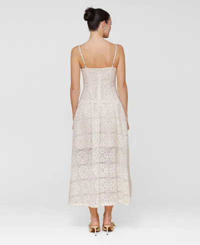 Avec Les Filles Women's Sleeveless Lace Maxi Dress