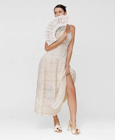 Avec Les Filles Women's Sleeveless Lace Maxi Dress