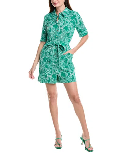 Lilly Pulitzer Sheldrake Romper Upf 50+ In Green