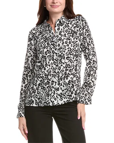 Lilly Pulitzer Kiran Button Down Top In White