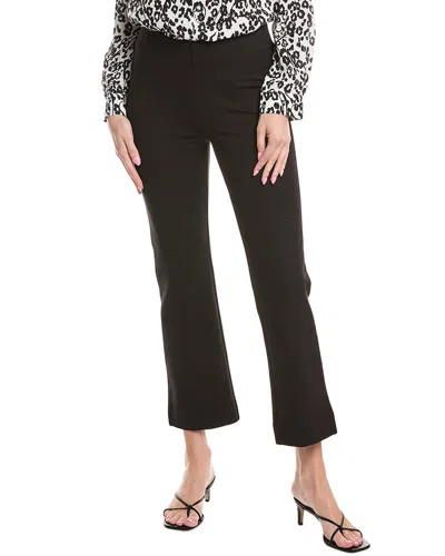 Lilly Pulitzer Christabel Ponte Crop Flare Pants In Noir In Black