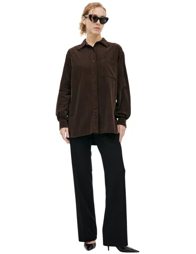 The Row Corduroy Button-down Shirt