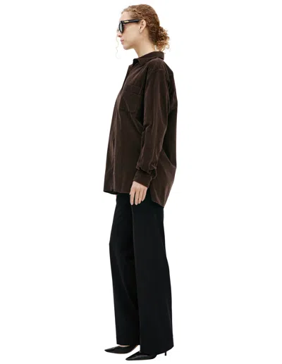 The Row Corduroy Button-down Shirt