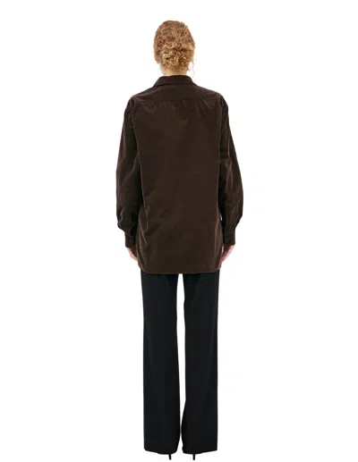 The Row Corduroy Button-down Shirt