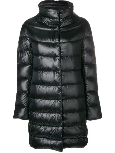 Herno Midi Quilted Down Jacket With High Neck