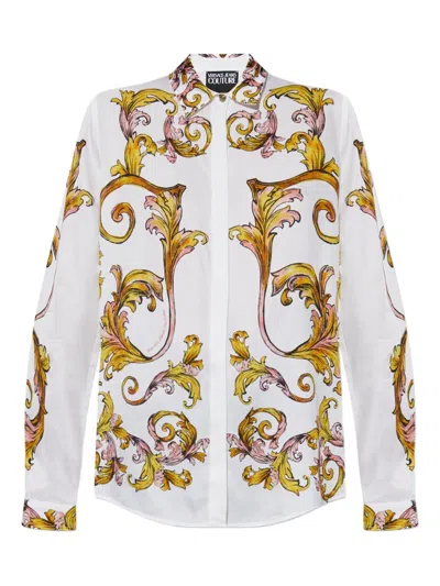 Versace Jeans Couture Long-sleeved Shirt With Concealed Button Fastening