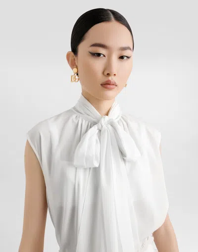 Dolce & Gabbana Crêpe De Chine Silk Shirt