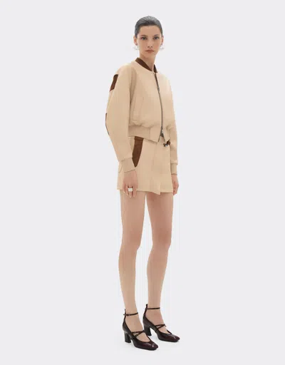 Ferrari Bomber Jacket In Nappa And Suede