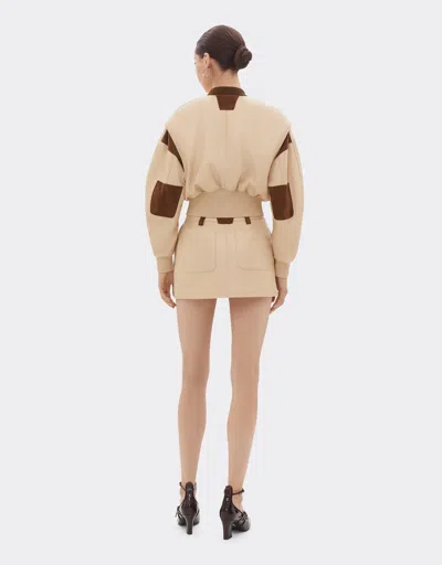 Ferrari Bomber Jacket In Nappa And Suede