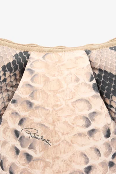 Roberto Cavalli Medium Venezia Bag With Print