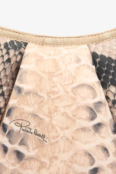 Roberto Cavalli Small Venezia Bag With Print