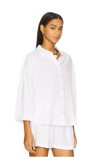 Eberjey Linen Blend Relaxed Sleeve Top
