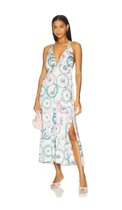 Misa Emmy Dress In White