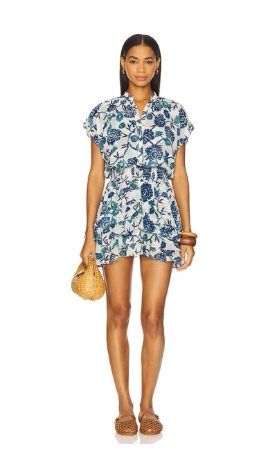 Misa Evie Dress Indigo Tealblooms Ch