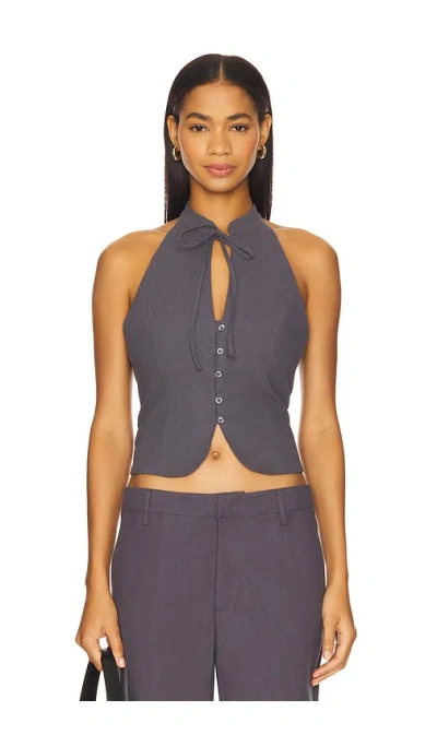 Lioness Utopian Top In Gray