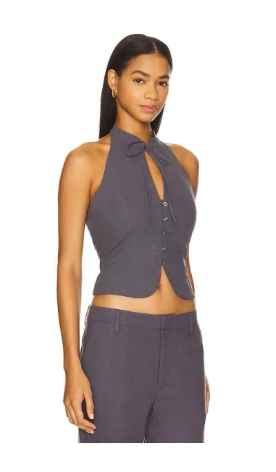 Lioness Utopian Top In Gray