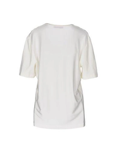 Shop Cedric Charlier T-shirt In Ivory