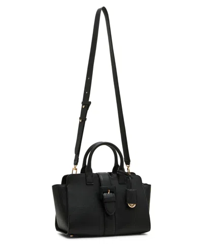 Anne Klein Covered Buckle With Convertible Strap Medium Satchel Bag