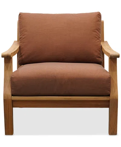 Macy's Bristol Club Chair, Created For  In Brown