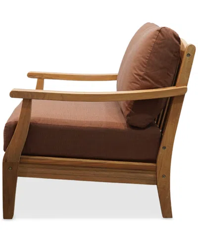 Macy's Bristol Club Chair, Created For  In Brown