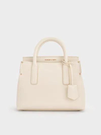 Charles & Keith - Rene Structured Top Handle Bag
