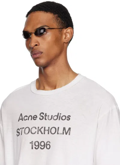 Acne Studios Black Steel Sunglasses