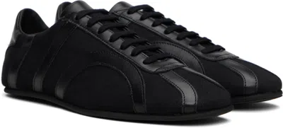 Totême Black Canvas Sneakers