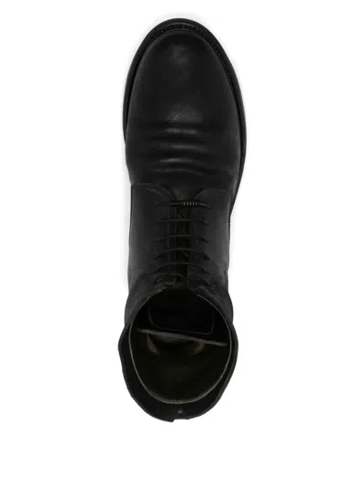 Layer Zero Lace-up Leather Boots