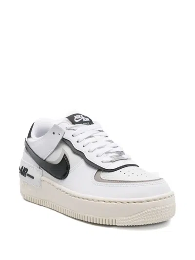 Nike Air Force 1 Shadow Leather Sneakers In White