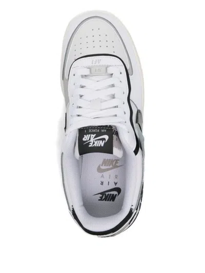 Nike Air Force 1 Shadow Leather Sneakers In White