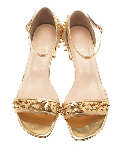Pre-owned Christian Louboutin 2024 30mm Druide Spiked Sandals