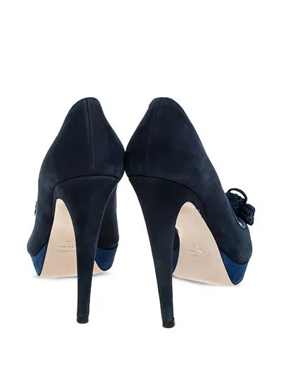 Pre-owned Miu Miu 2023 135mm Tassel Platform Pumps