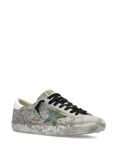 Golden Goose Super-star Stamp-print Sneakers