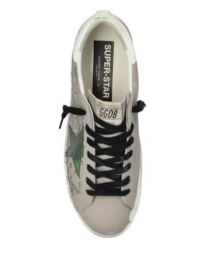 Golden Goose Super-star Stamp-print Sneakers