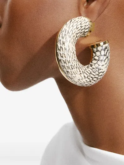 Jacquemus The Mojave Hoops Earrings In Multi