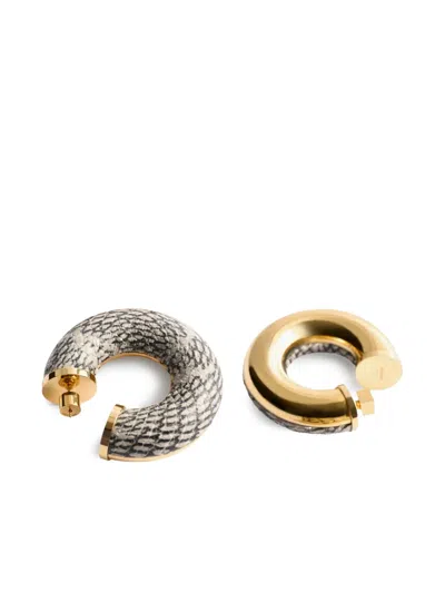 Jacquemus The Mojave Hoops Earrings In Multi
