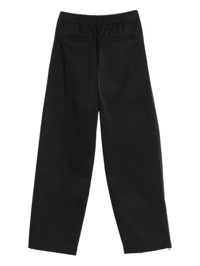 Herno Drawstring-ankle Track Pants In Black
